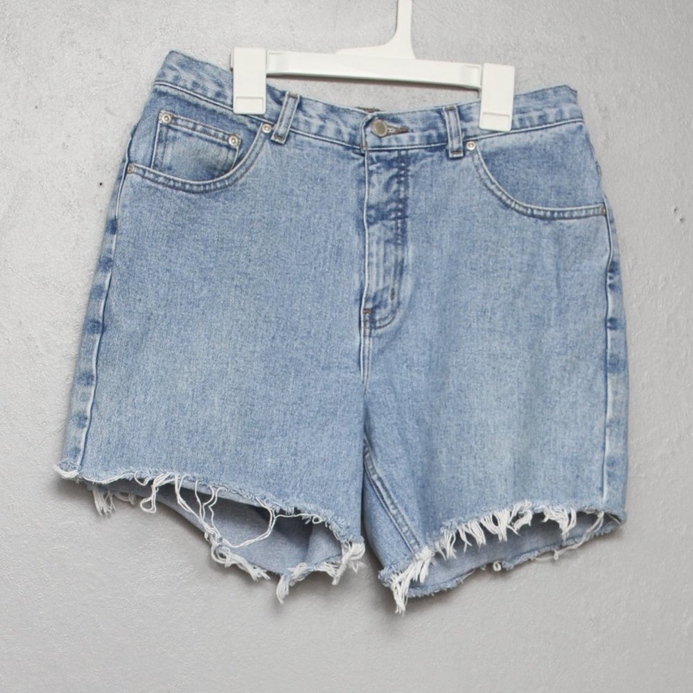 Vintage Faded Glory diy cut off distressed long shorts denim